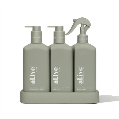 al.ive Body Kitchen Trio - Willow Gum & Lemon Myrtle + Lemon Myrtle & Honeydew