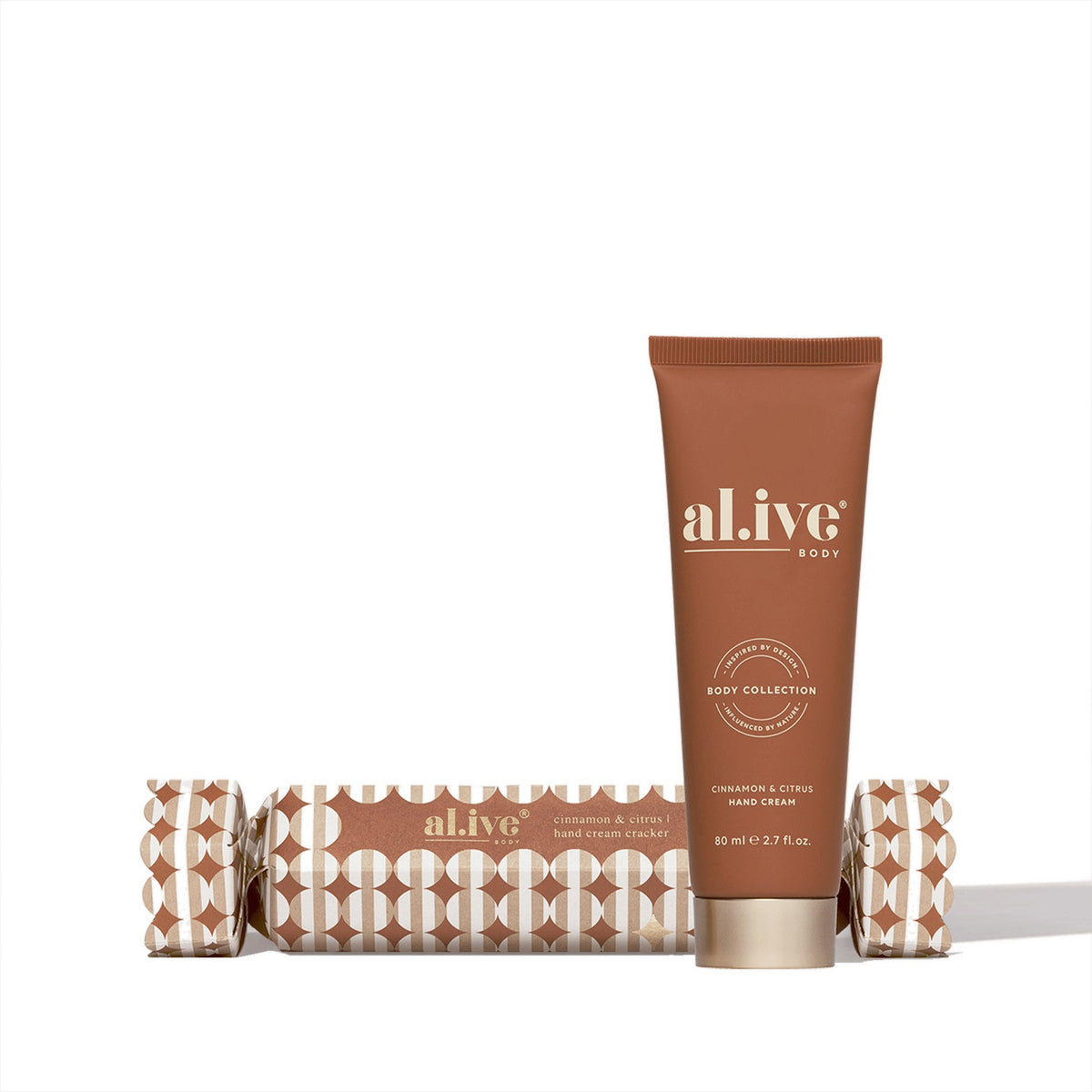 al.ive Body Hand Cream Cracker - Cinnamon and Citrus