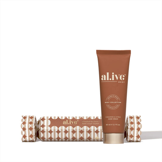 al.ive Body Hand Cream Cracker - Cinnamon and Citrus