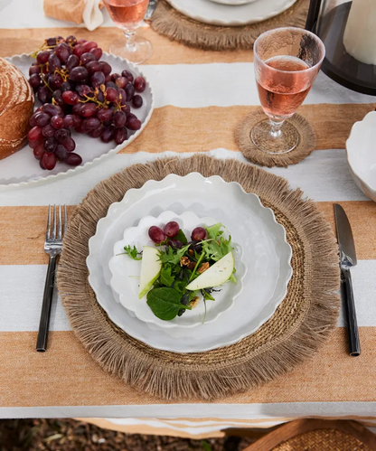 Frayed Edge Seagrass Placemats - Set | French Country | Avisons