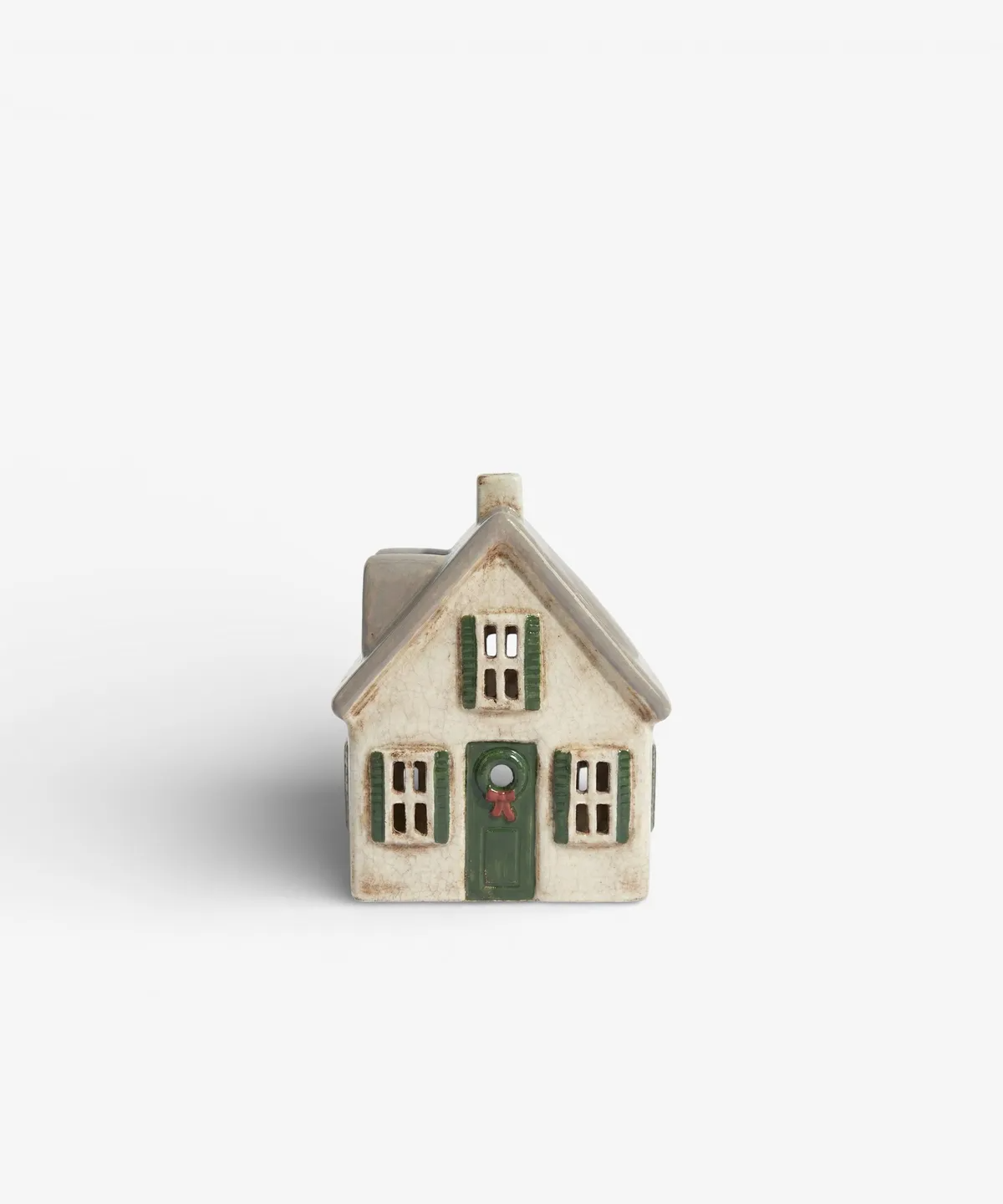 Tea Light House - Nordgard Villa with Bow Wreath