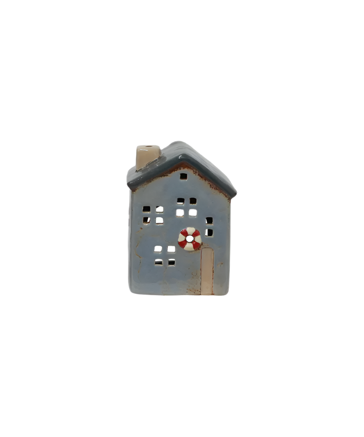 Saint Malo Tea Light House with Buoy Small