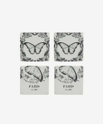 Butterfly Coasters Set | French Country | Avisons
