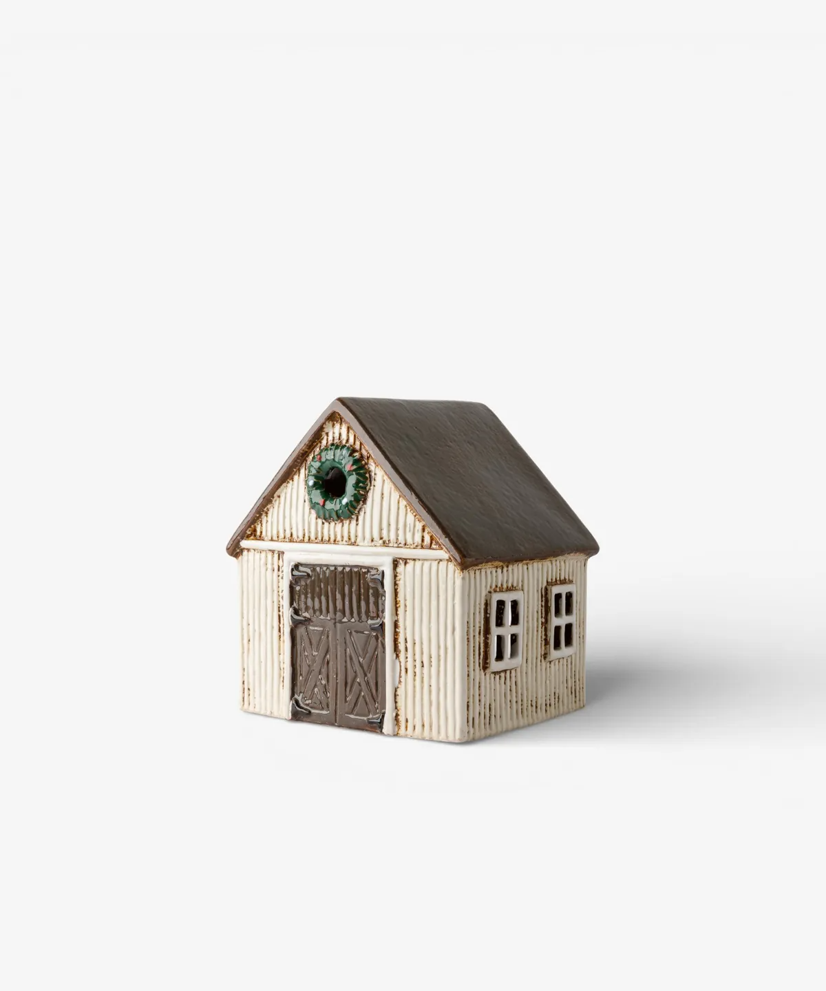 Tea Light House - Nordgard Stable with Wreath