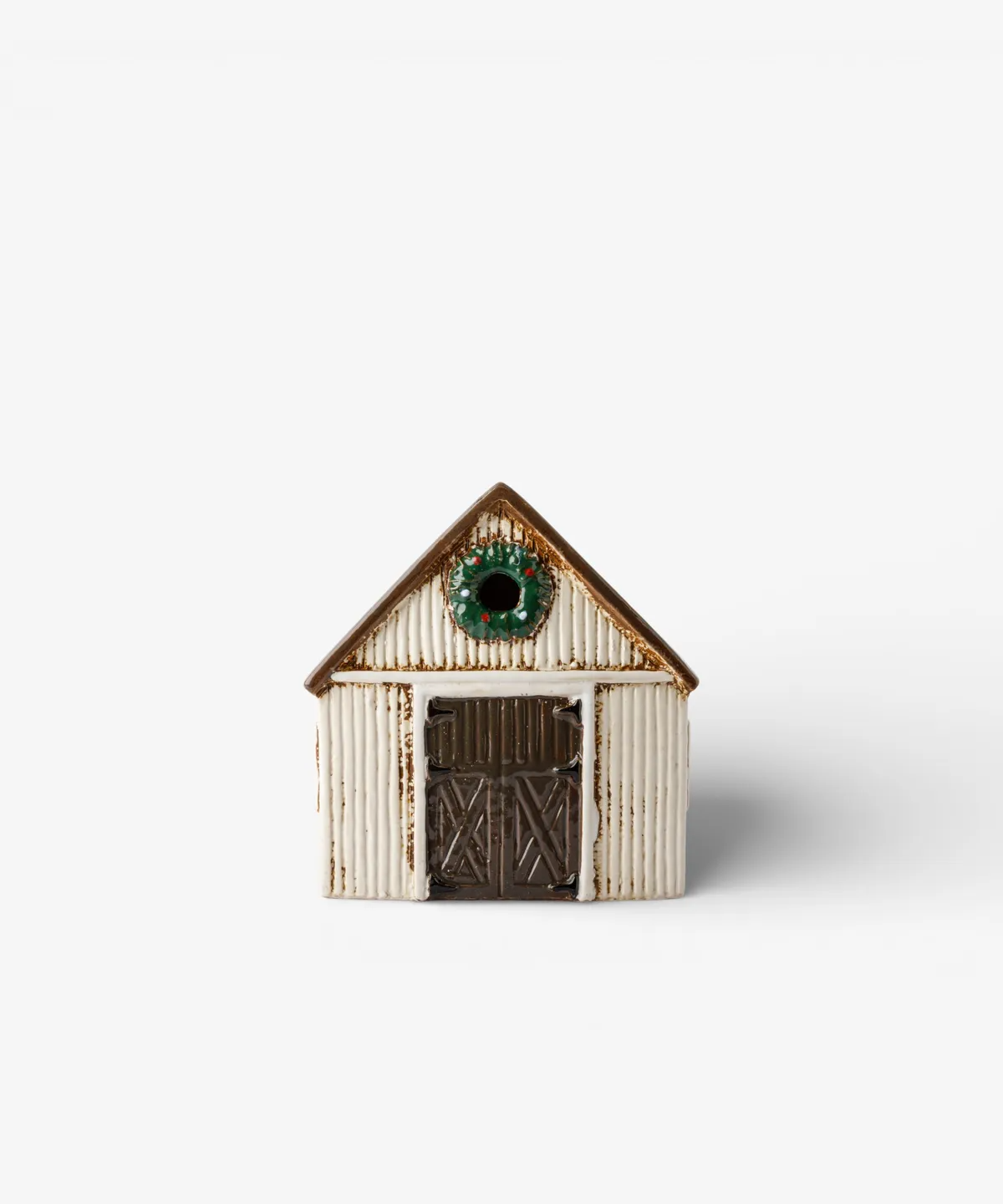 Tea Light House - Nordgard Stable with Wreath