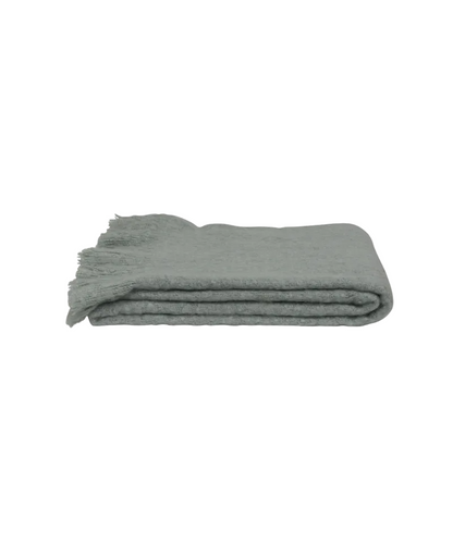 Tassel Throw - Seafoam