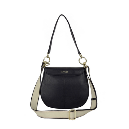 Nalle Crossbody Shoulder Bag - Black