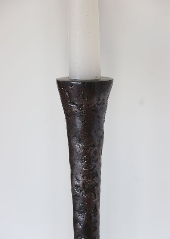 CC Interiors Gothic Bronze Candlestick Set of 3