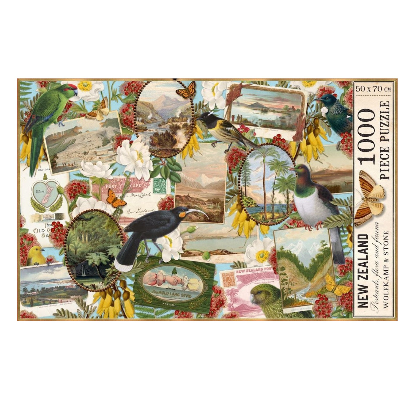 Native Birds & Postcards Puzzle