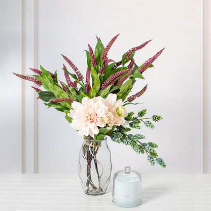 Glass Twist Lotus Vase | Avison Homewares NZ