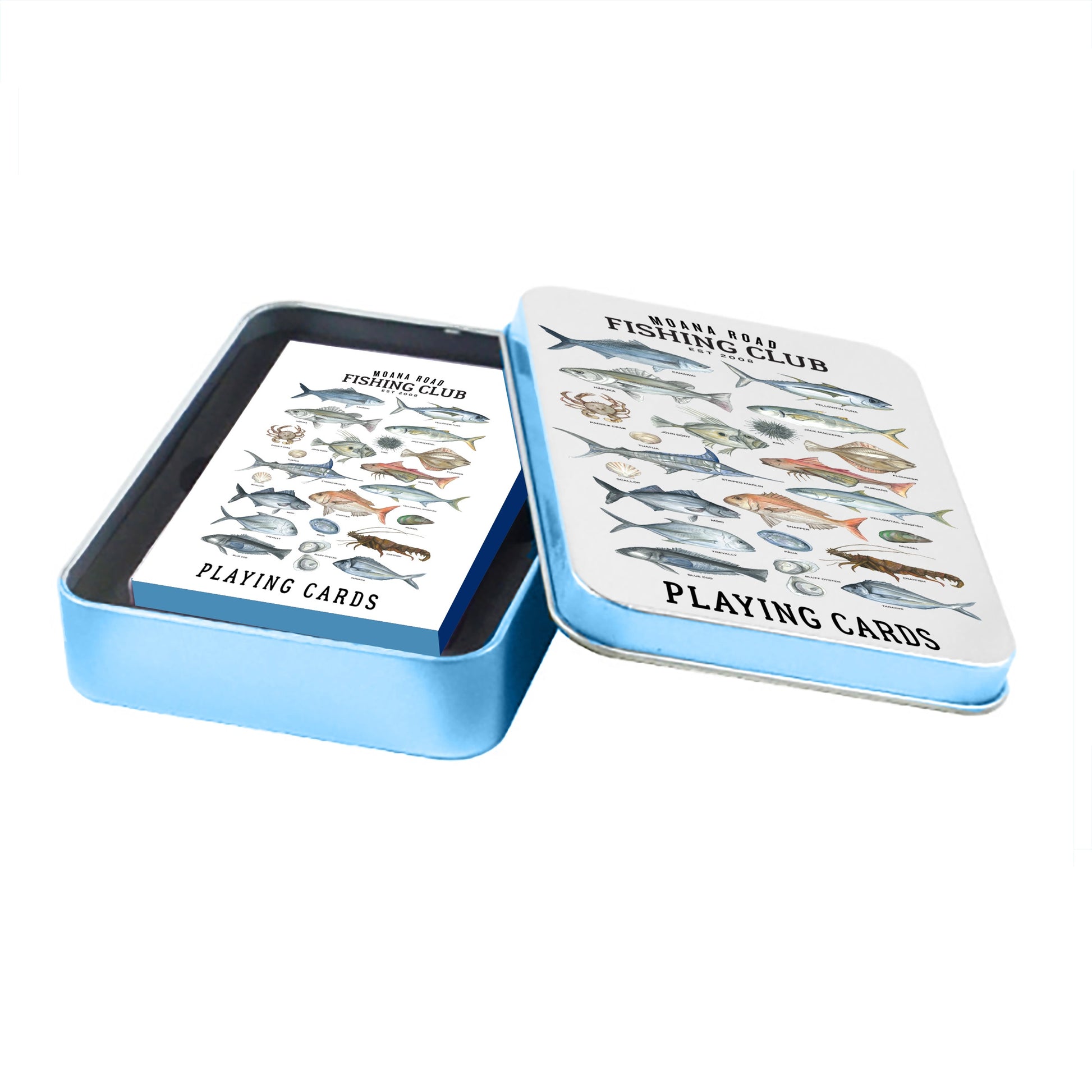 Fishing Club Playing Cards  Moana Road – Avison's Home & Giftware