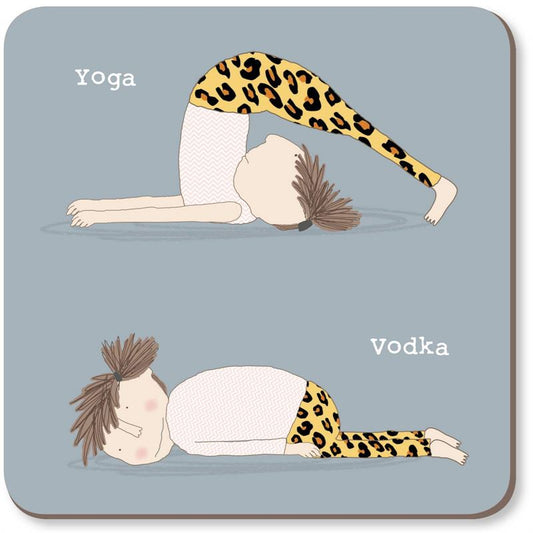 Rosie Yoga Vodka Coaster