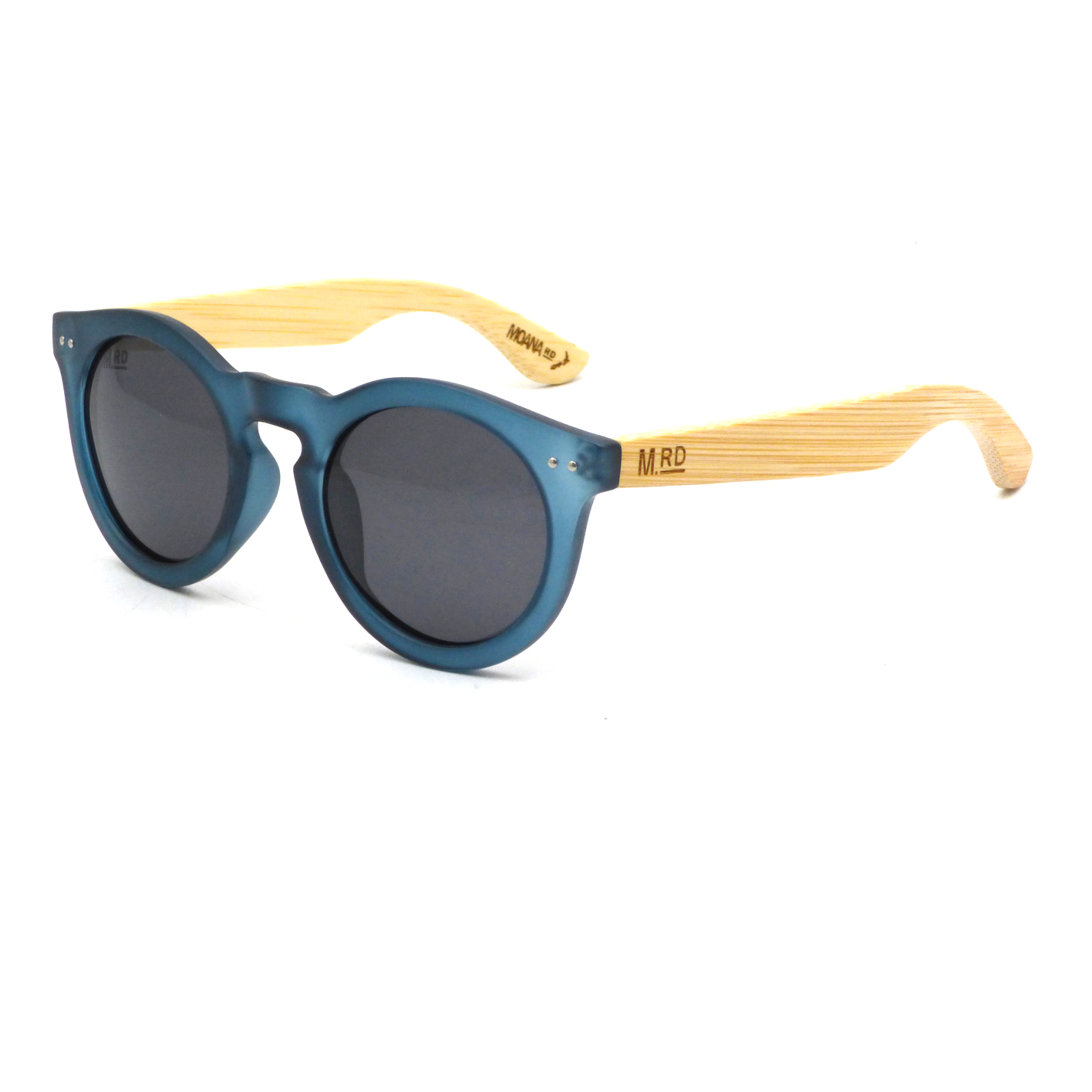 Moana Road Grace Kelly Denim & Wood Sunglasses