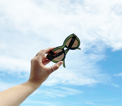 Elizabeth Taylor Sunglasses - Green | Moana Road | Avisons