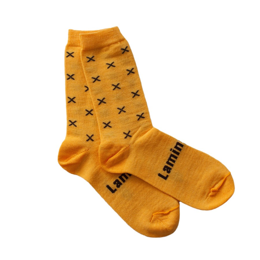 Merino Wool Men's Crew Socks - Butterscotch