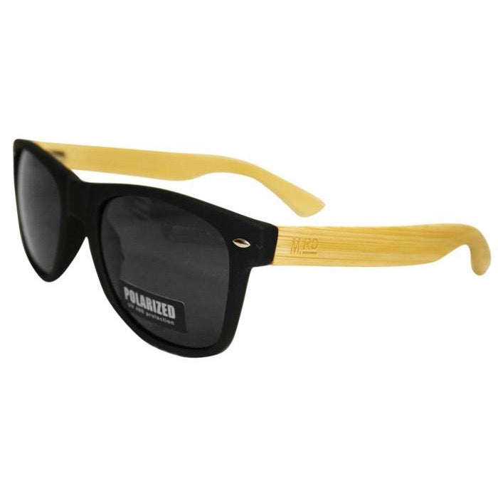 Moana Road 50/50 Black Frame & Wood Arms Sunglasses