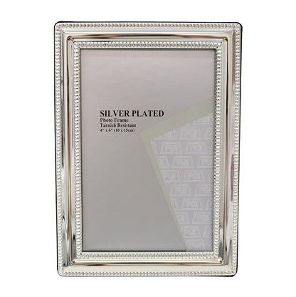 Silver Plated Frame 6×4″