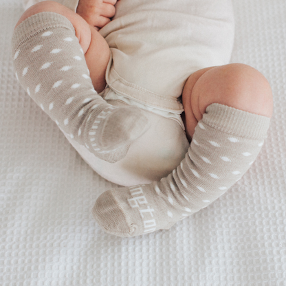 Merino Wool Truffle Baby Socks