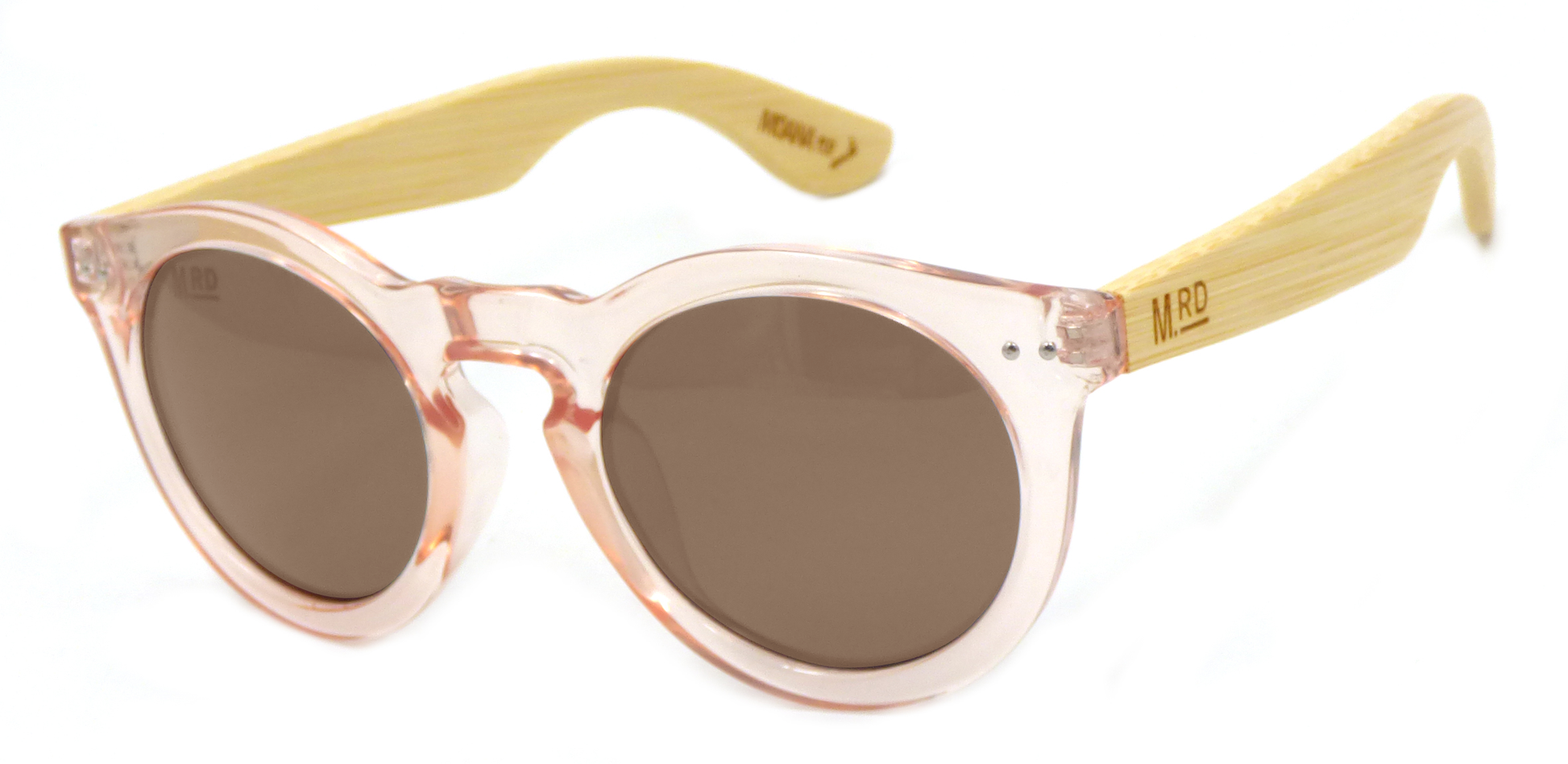 Moana Road Grace Kelly Pink & Wood Sunglasses