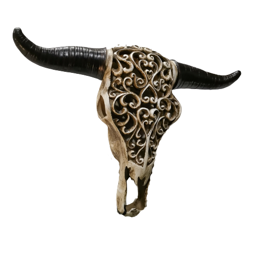 Wall Hanging Carved Cow Head | Avisons NZ