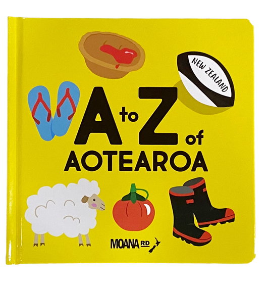 Moana Road A to Z of Aotearoa Book