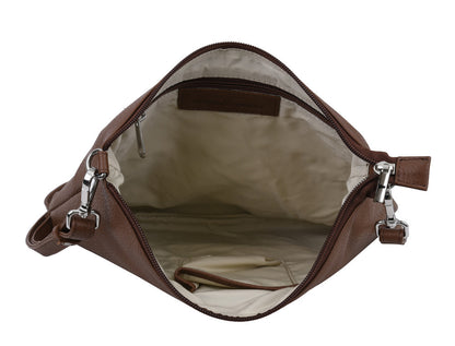 Emma Leather Sling Bag - Cocoa | Urban Forest NZ