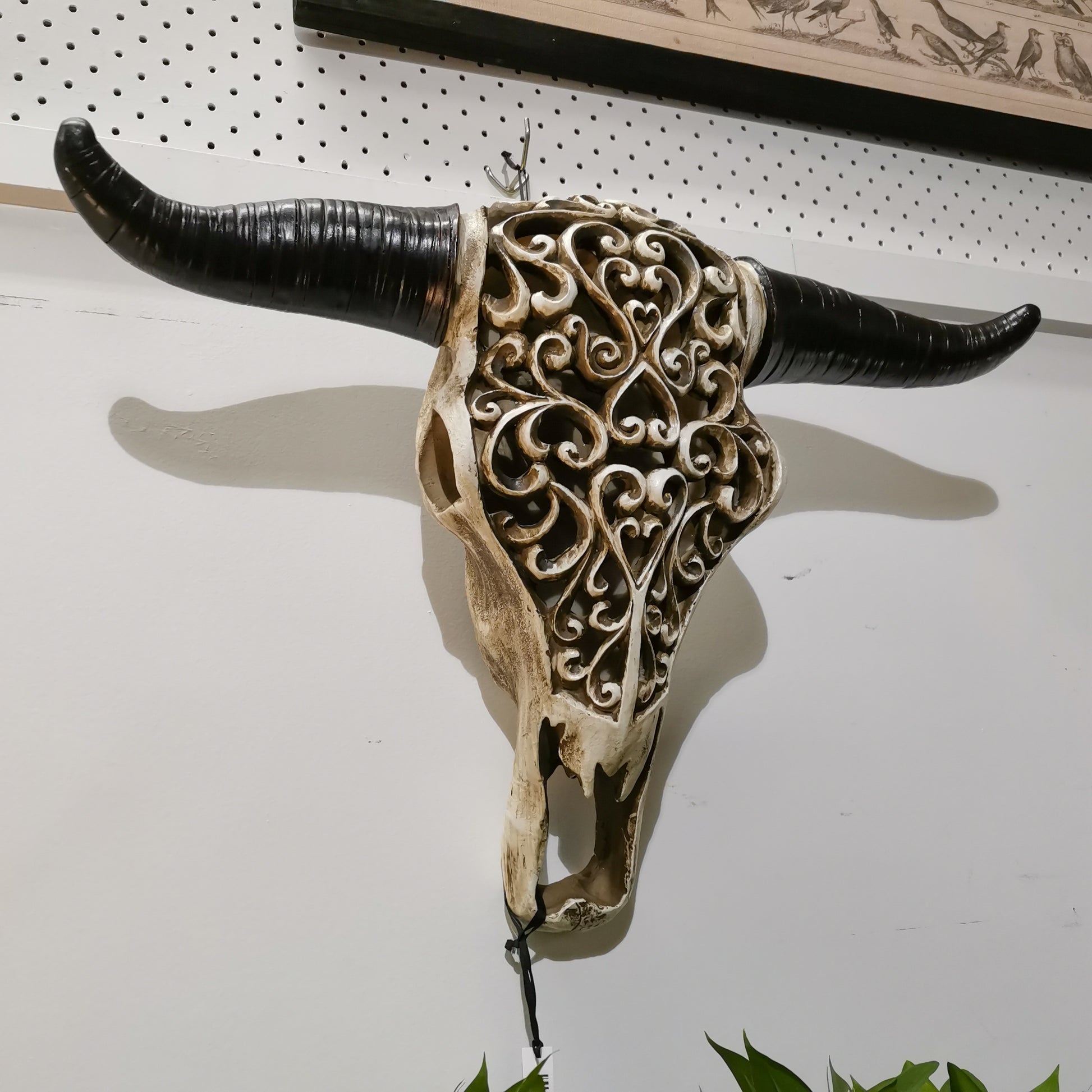 Wall Hanging Carved Cow Head | Avisons NZ