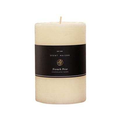 Scent Maison French Pear Pillar Candle