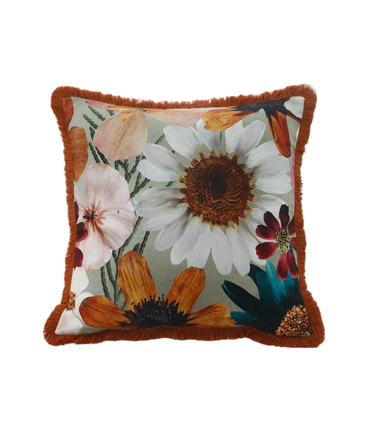Flowerbed Cushion - Square | MM Linen | Avisons NZ