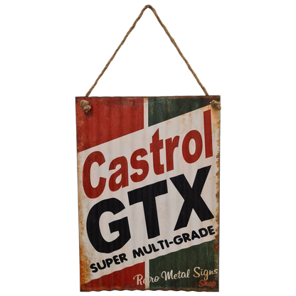 Castrol GTX Sign | Man Cave Signs | Avisons NZ