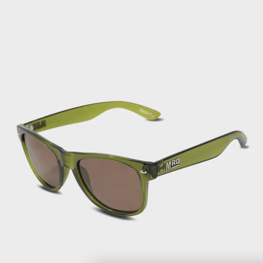 50/50 Clear Olive Green Sunglasses