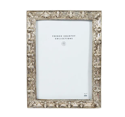Bee Photo Frame - Silver 5x7"