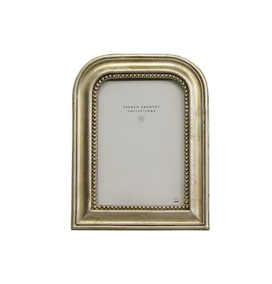 Beaded Arch Photo Frame - Silver 5x7"
