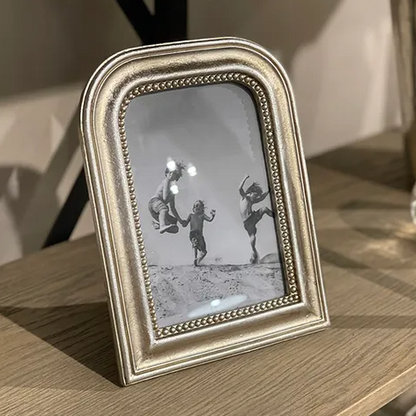 Beaded Arch Photo Frame - Silver 5x7"