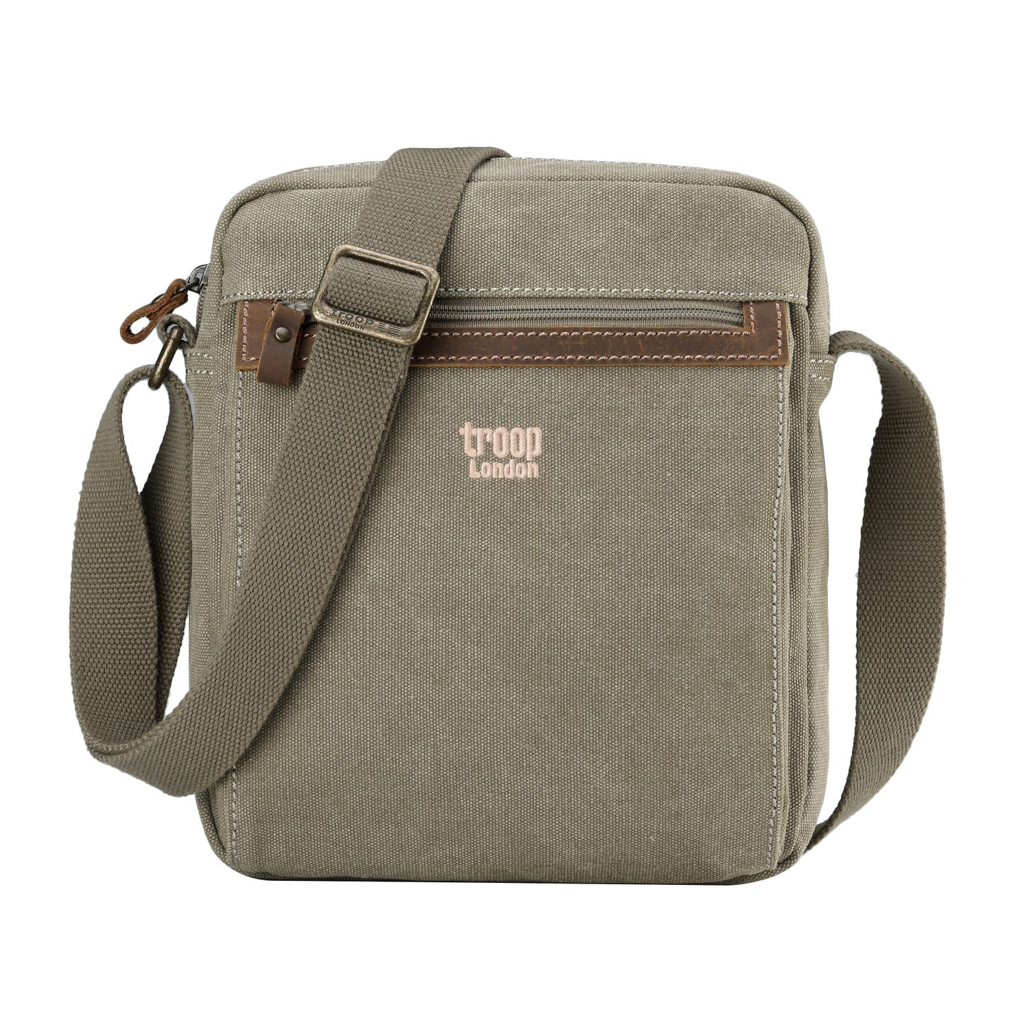 Classic Zip Top Body Bag- Khaki | Troop London | Avisons NZ