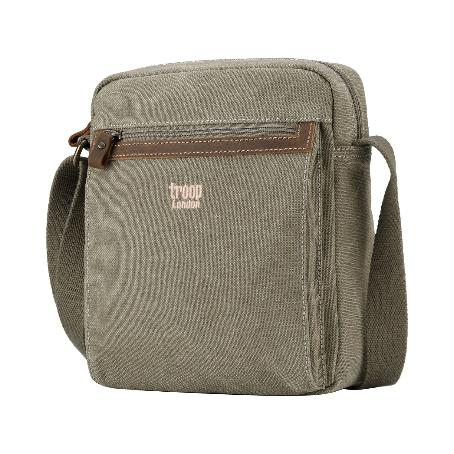 Classic Zip Top Body Bag- Khaki | Troop London | Avisons NZ