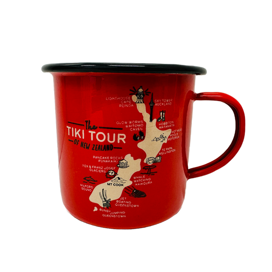 Tiki Tour Enamel Mug | Moana Road