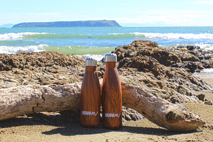 Insulated Drink Bottle - Wood