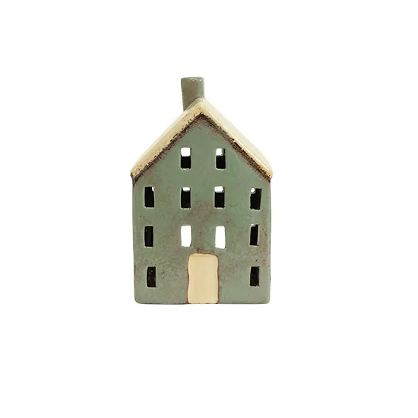 Alsace Chalet Tea Light House Blue French Country Avison's Home