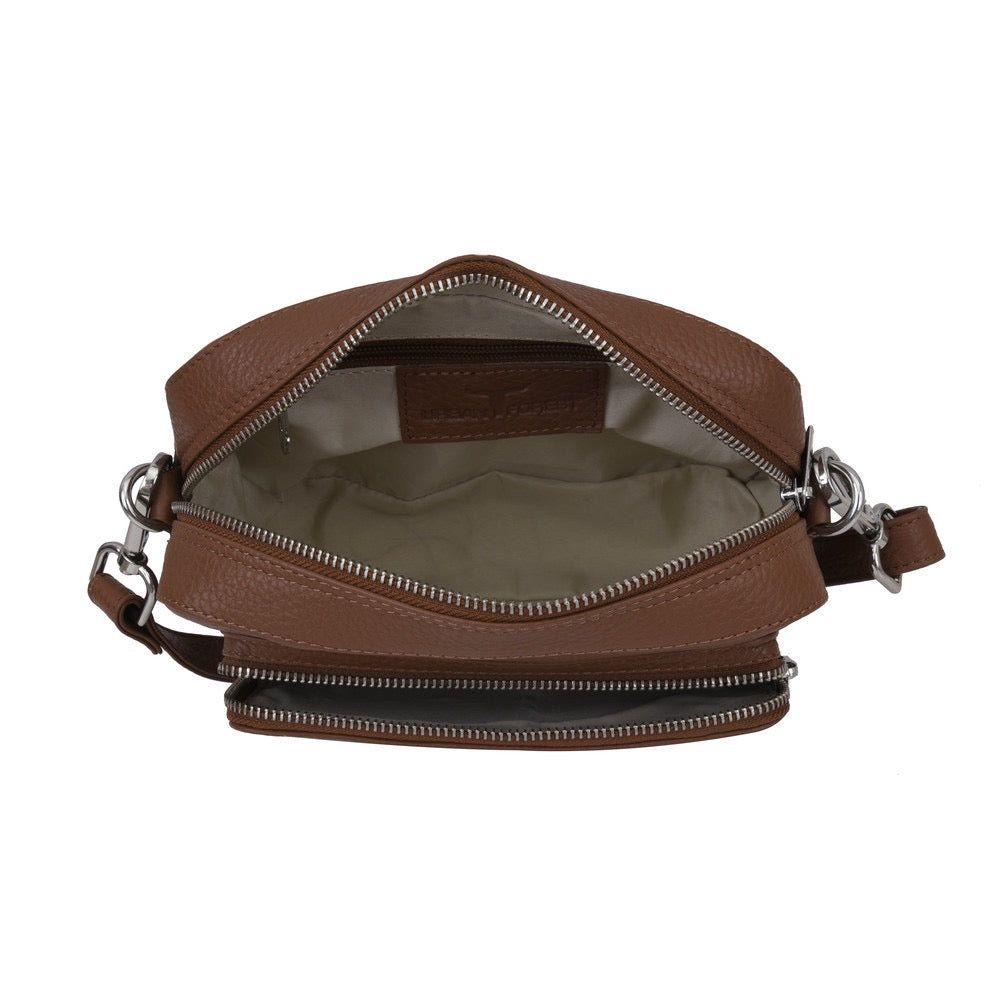 Amy Leather Sling Bag - Rambler Cocoa | Urban Forest | Avisons
