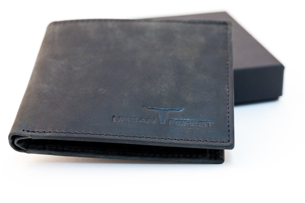 Amos Leather Wallet - Black