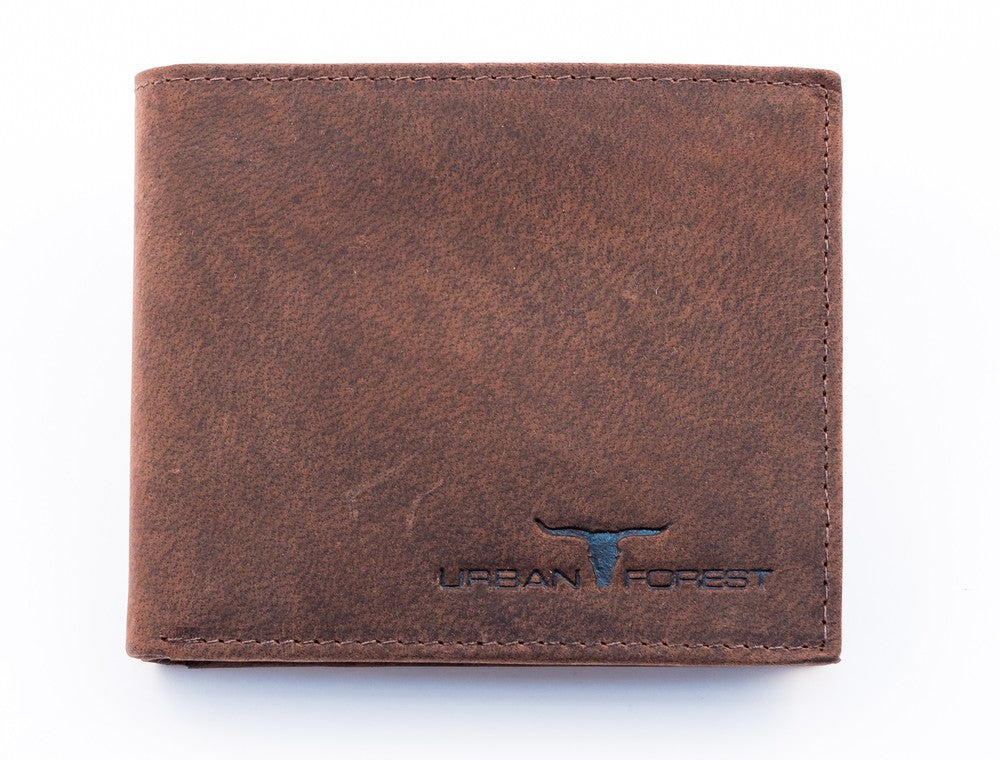 Amos Leather Wallet - Brown