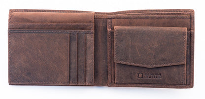 Amos Leather Wallet - Brown