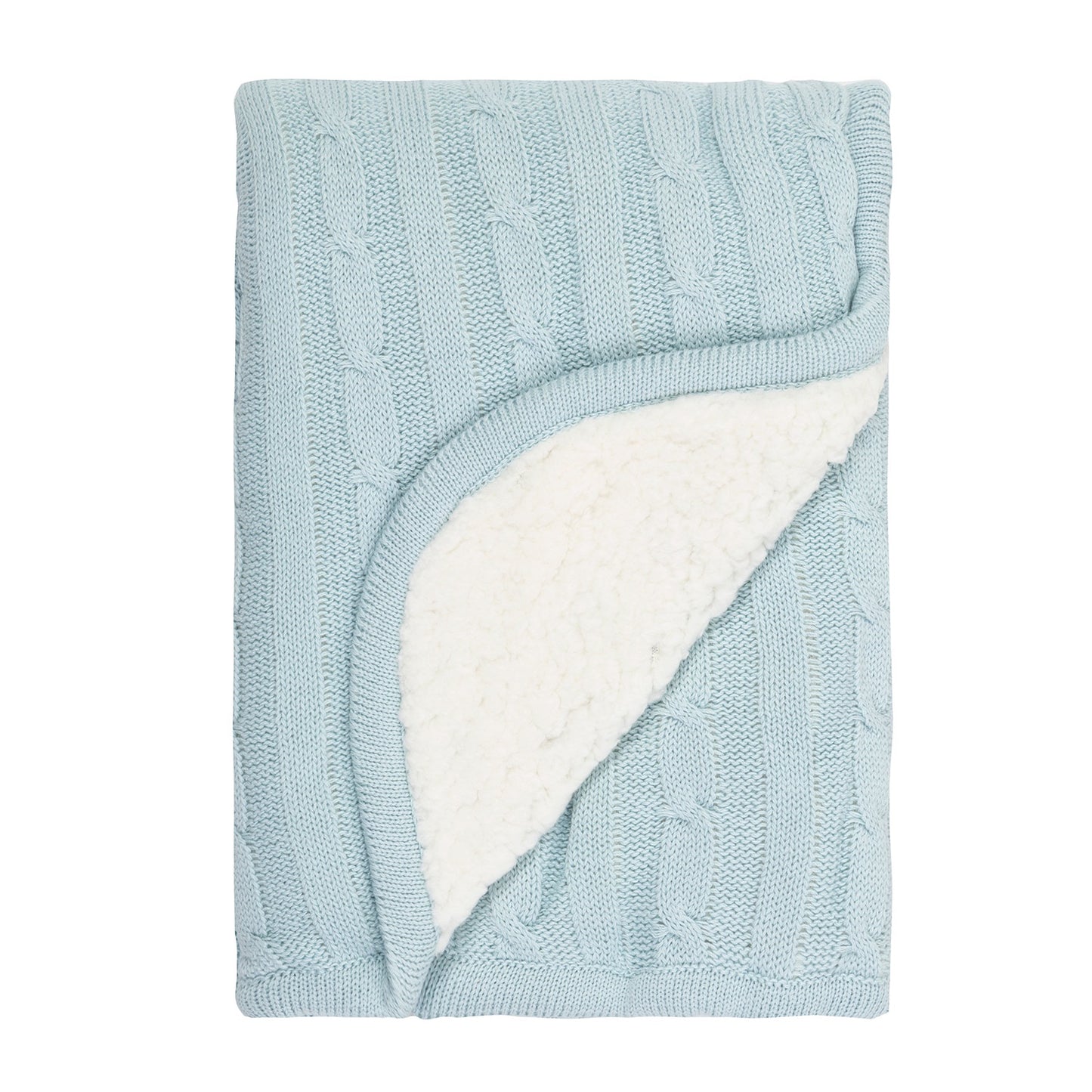 Cotton Baby Blanket - Blue