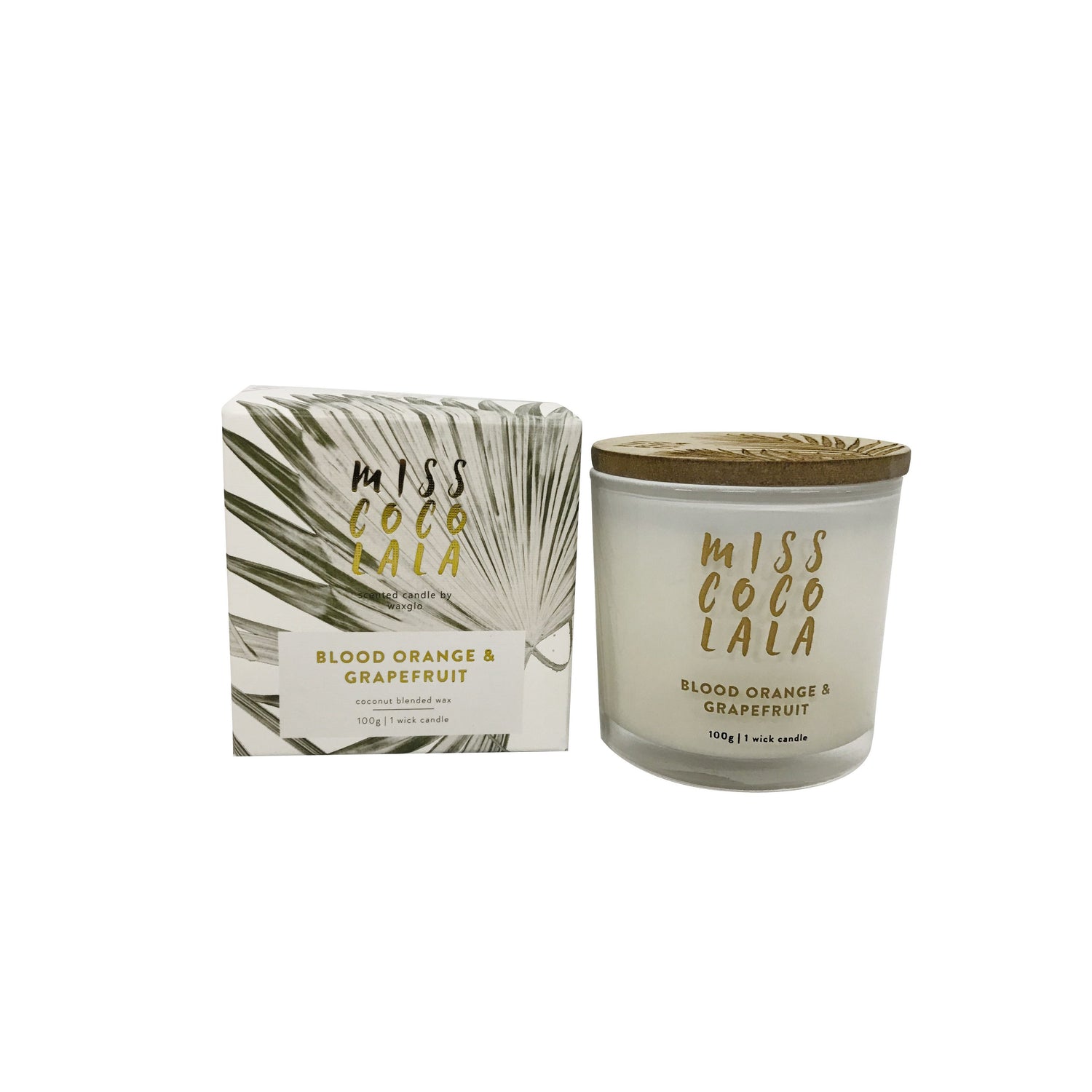 Miss Coco Lala Blood Orange & Grapefruit Candle - 100g