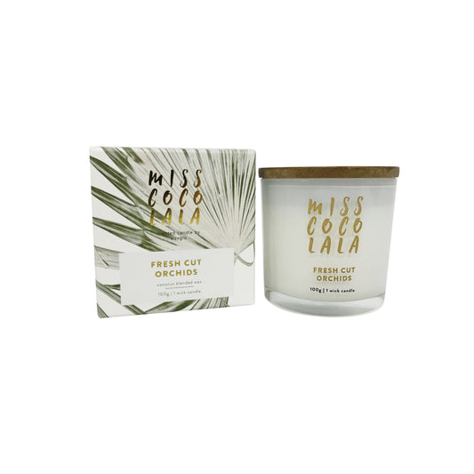 Miss Coco Lala Fresh Cut Orchids Candle - 100g