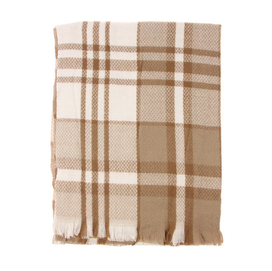 Amber Check Scarf
